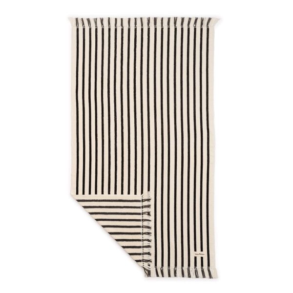 The Beach Towel - Monaco Black Stripe - Image 4