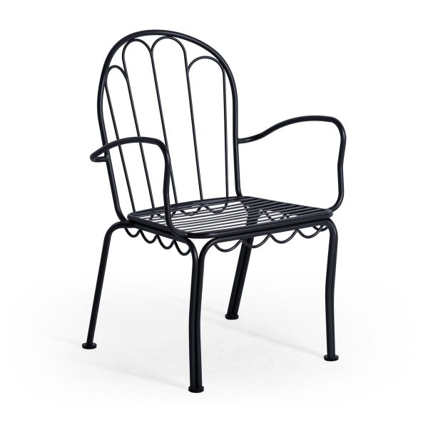 The Al Fresco Dining Chair - Vintage Black