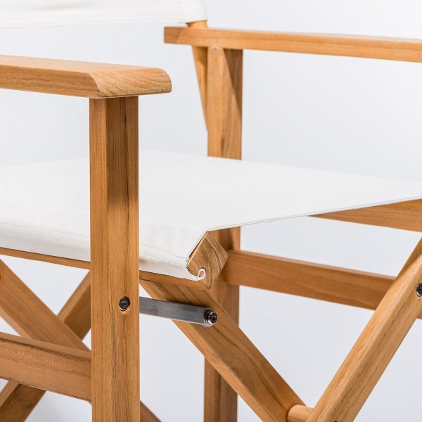 The Directors Chair - Table Height - Antique White - Image 5