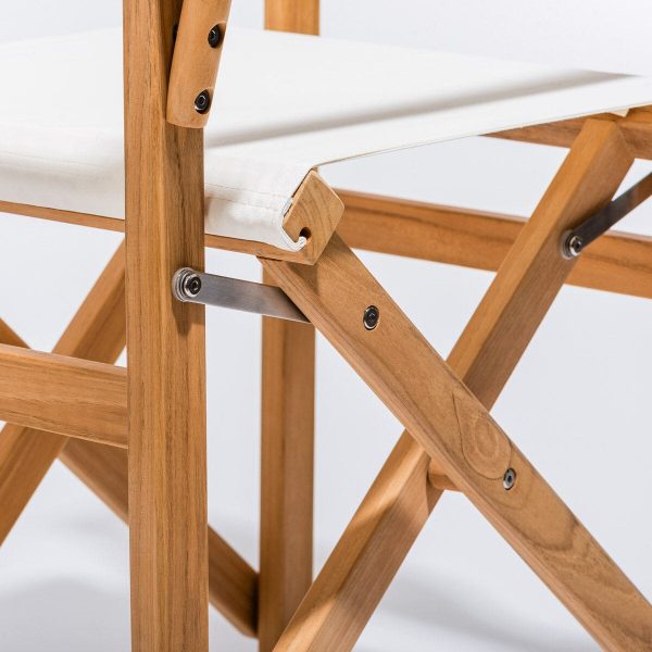 The Directors Chair - Table Height - Antique White - Image 6