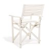 The Directors Chair - Table Height - Corduroy Antique White - Image 2