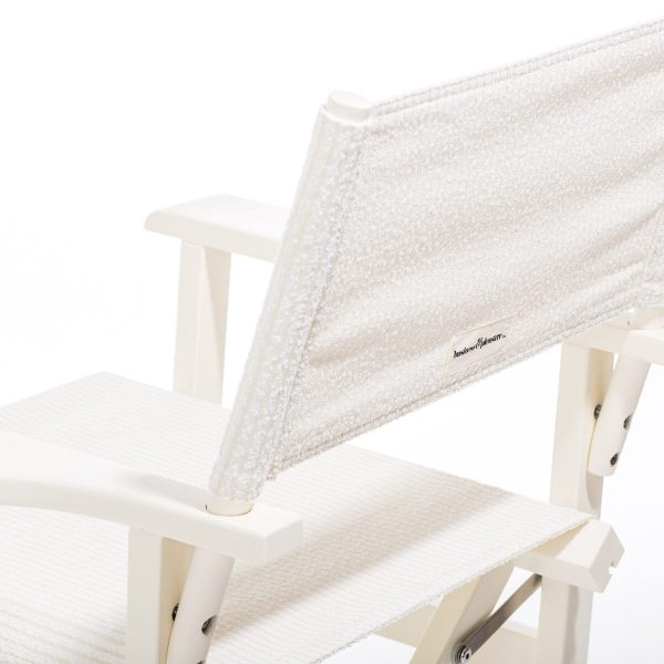 The Directors Chair - Table Height - Corduroy Antique White - Image 3