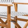 The Directors Chair - Table Height - Monaco Black Stripe - Image 5