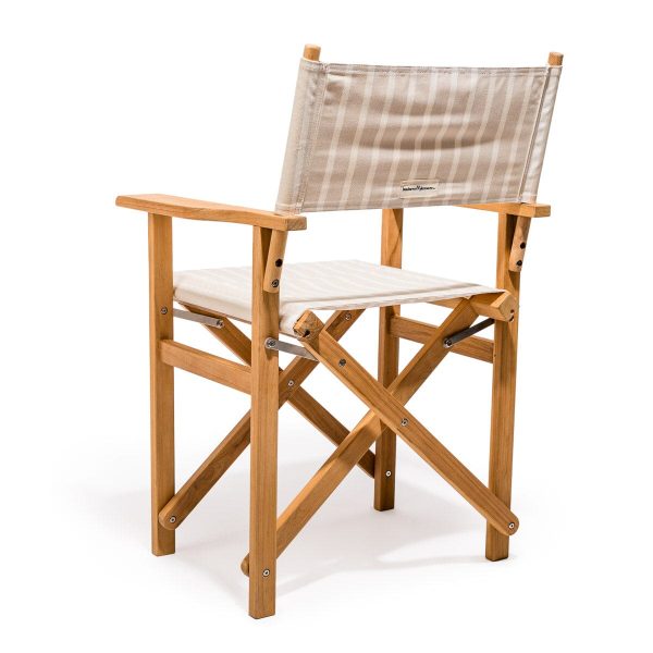 The Directors Chair - Table Height - Monaco Natural Stripe - Image 2