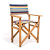 The Directors Chair - Table Height - Market Stripe