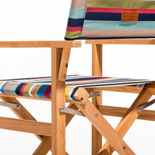 The Directors Chair - Table Height - Market Stripe - Image 5