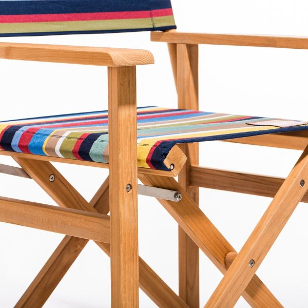 The Directors Chair - Table Height - Market Stripe - Image 6