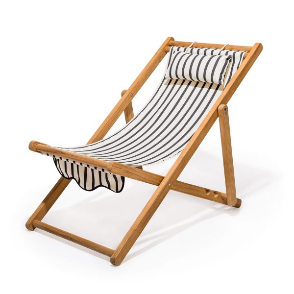 The Sling Chair - Monaco Black Stripe