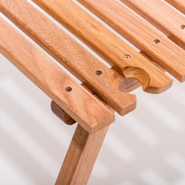 The Folding Picnic Table - Teak - Image 6