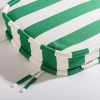 The Al Fresco Dining Chair Cushion - Crew Canyon Green Stripe - Image 4