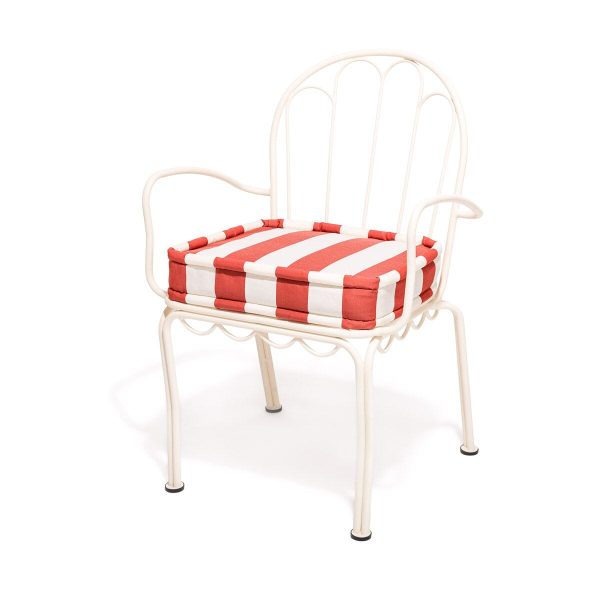 The Al Fresco Dining Chair Cushion - Crew Le Sirenuse Stripe - Image 5