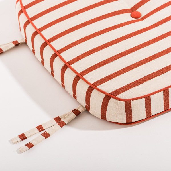 The Al Fresco Dining Chair Cushion - Monaco Le Sirenuse Stripe - Image 3