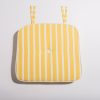 The Al Fresco Dining Chair Cushion - Monaco Mimosa Stripe - Image 3