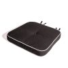 The Al Fresco Dining Chair Cushion - Rivie Black