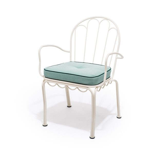 The Al Fresco Dining Chair Cushion - Rivie Green - Image 7