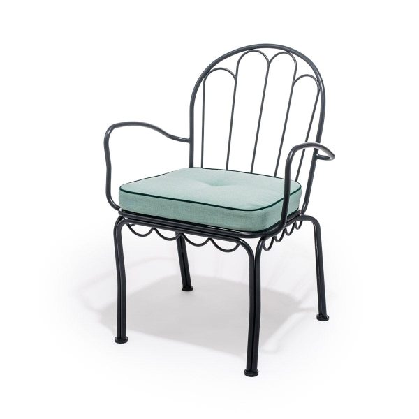 The Al Fresco Dining Chair Cushion - Rivie Green - Image 8