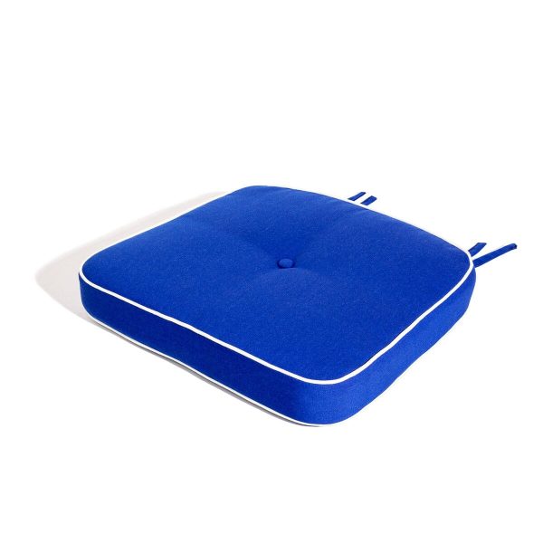 The Al Fresco Dining Chair Cushion - Rivie Mediterranean Blue