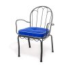 The Al Fresco Dining Chair Cushion - Rivie Mediterranean Blue - Image 5