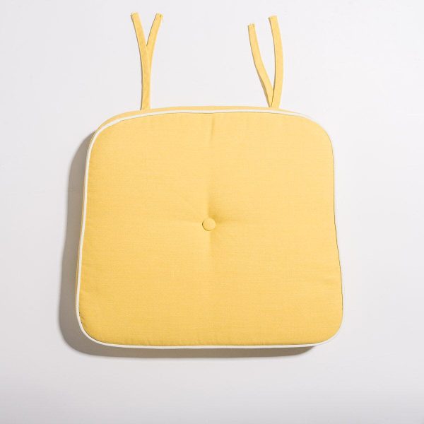 The Al Fresco Dining Chair Cushion - Rivie Mimosa - Image 3