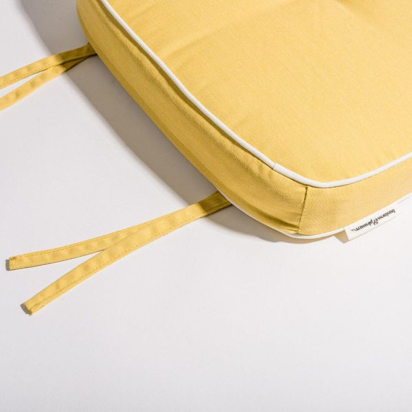 The Al Fresco Dining Chair Cushion - Rivie Mimosa - Image 4