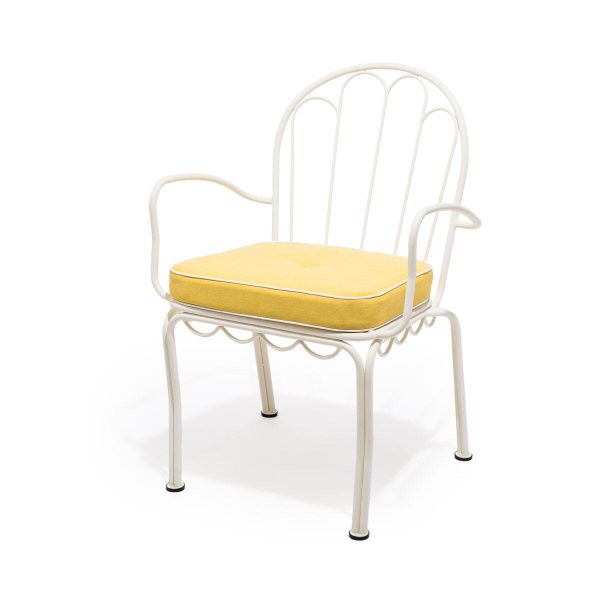 The Al Fresco Dining Chair Cushion - Rivie Mimosa - Image 5