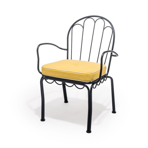 The Al Fresco Dining Chair Cushion - Rivie Mimosa - Image 6