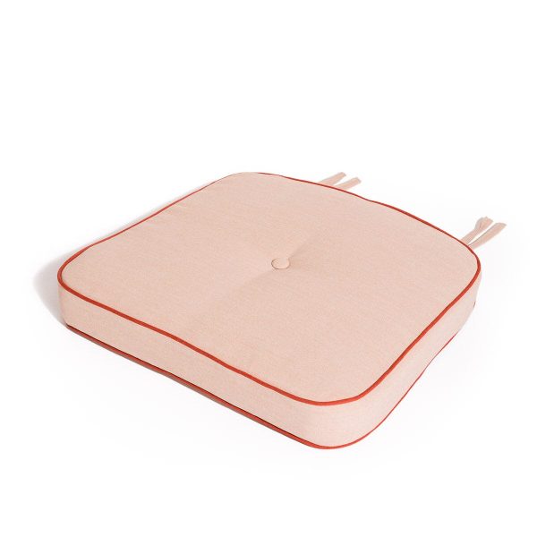 The Al Fresco Dining Chair Cushion - Rivie Pink