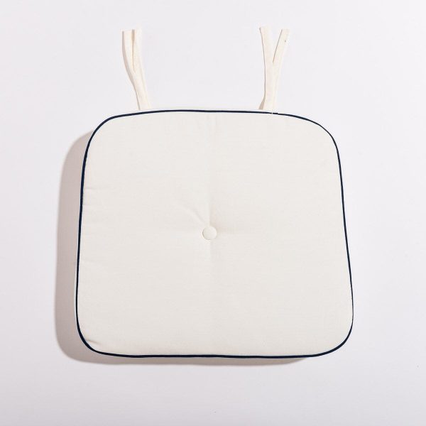The Al Fresco Dining Chair Cushion - Rivie White - Image 3