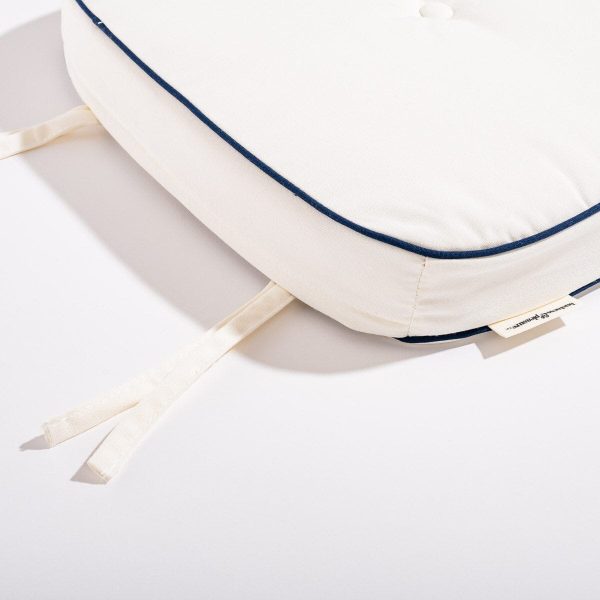 The Al Fresco Dining Chair Cushion - Rivie White - Image 4