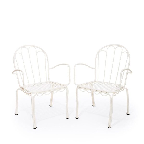 The Al Fresco Dining Chair Set - Antique White
