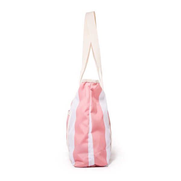 The Volcano Beach Bag - Strawberry Daiquiri Stripe - Image 2