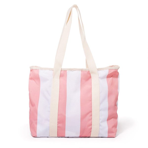 The Volcano Beach Bag - Strawberry Daiquiri Stripe - Image 3