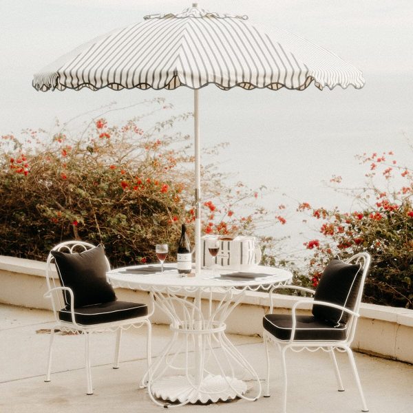 The Al Fresco Dining Chair Cushion - Rivie Black - Image 3