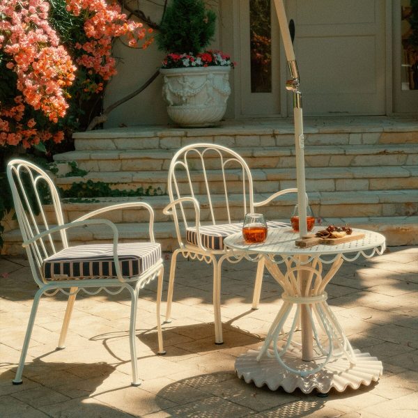 The Al Fresco Dining Chair - Antique White - Image 2