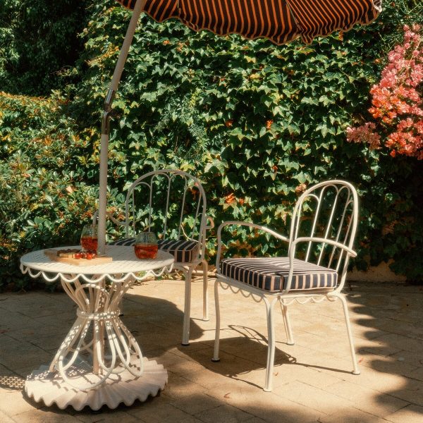 The Al Fresco Dining Chair - Antique White - Image 9