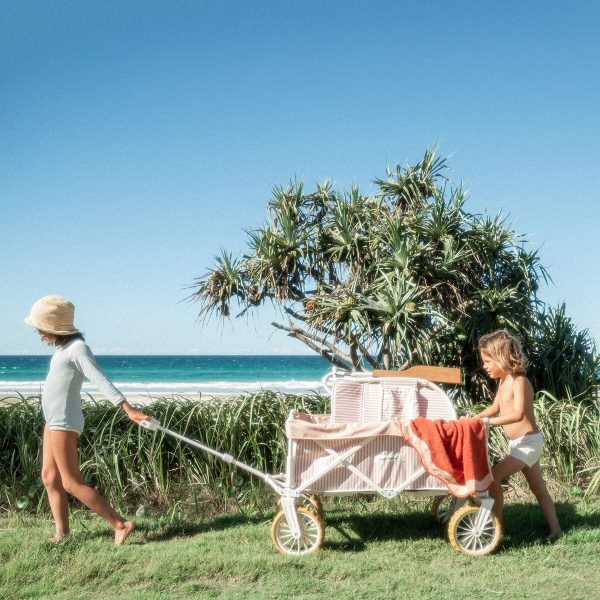 The Beach Cart - Lauren's Pink Stripe - Image 2