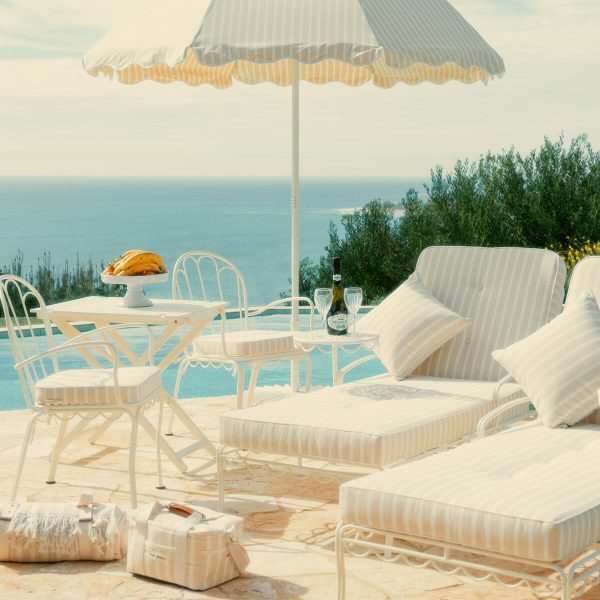 The Beach Blanket - Monaco Natural Stripe - Image 2