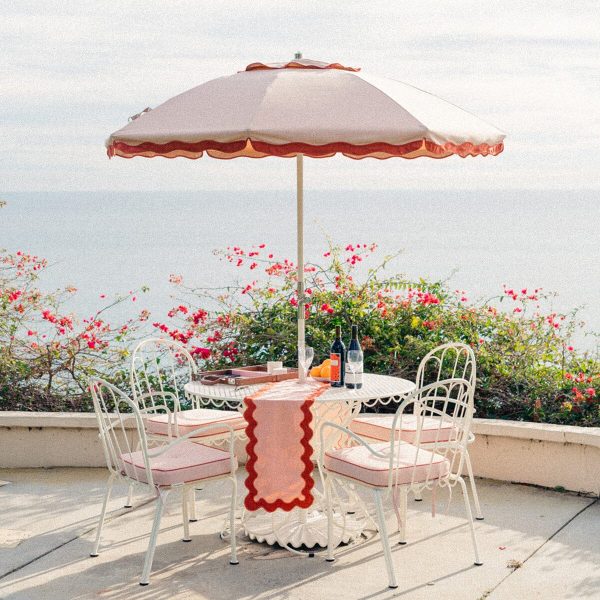The Al Fresco Dining Chair Cushion - Rivie Pink - Image 2