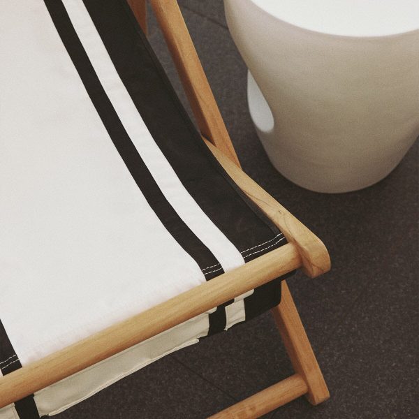 The Sling Chair - Coco Republic - Black White - Image 7