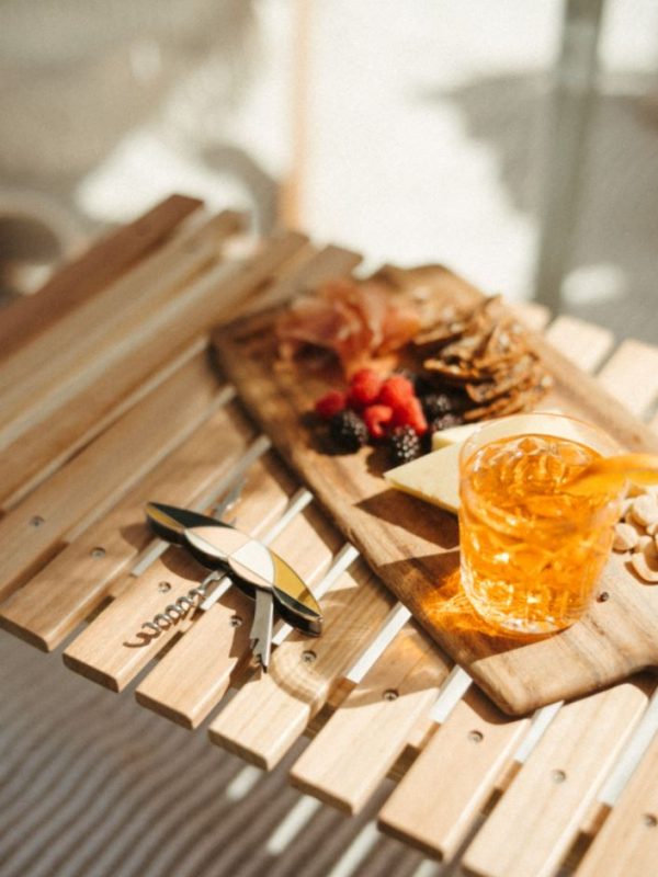 The Folding Picnic Table - Teak - Image 9