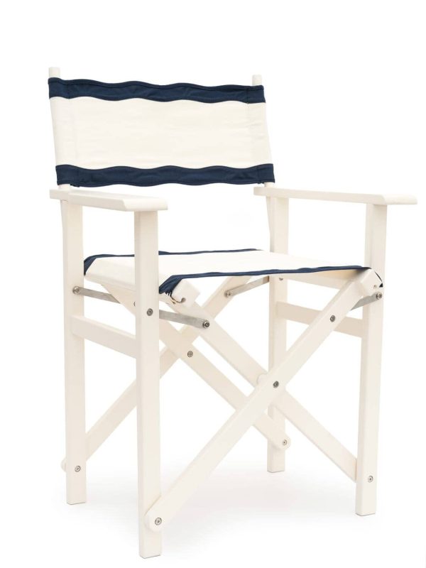 The Directors Chair - Table Height - Rivie White